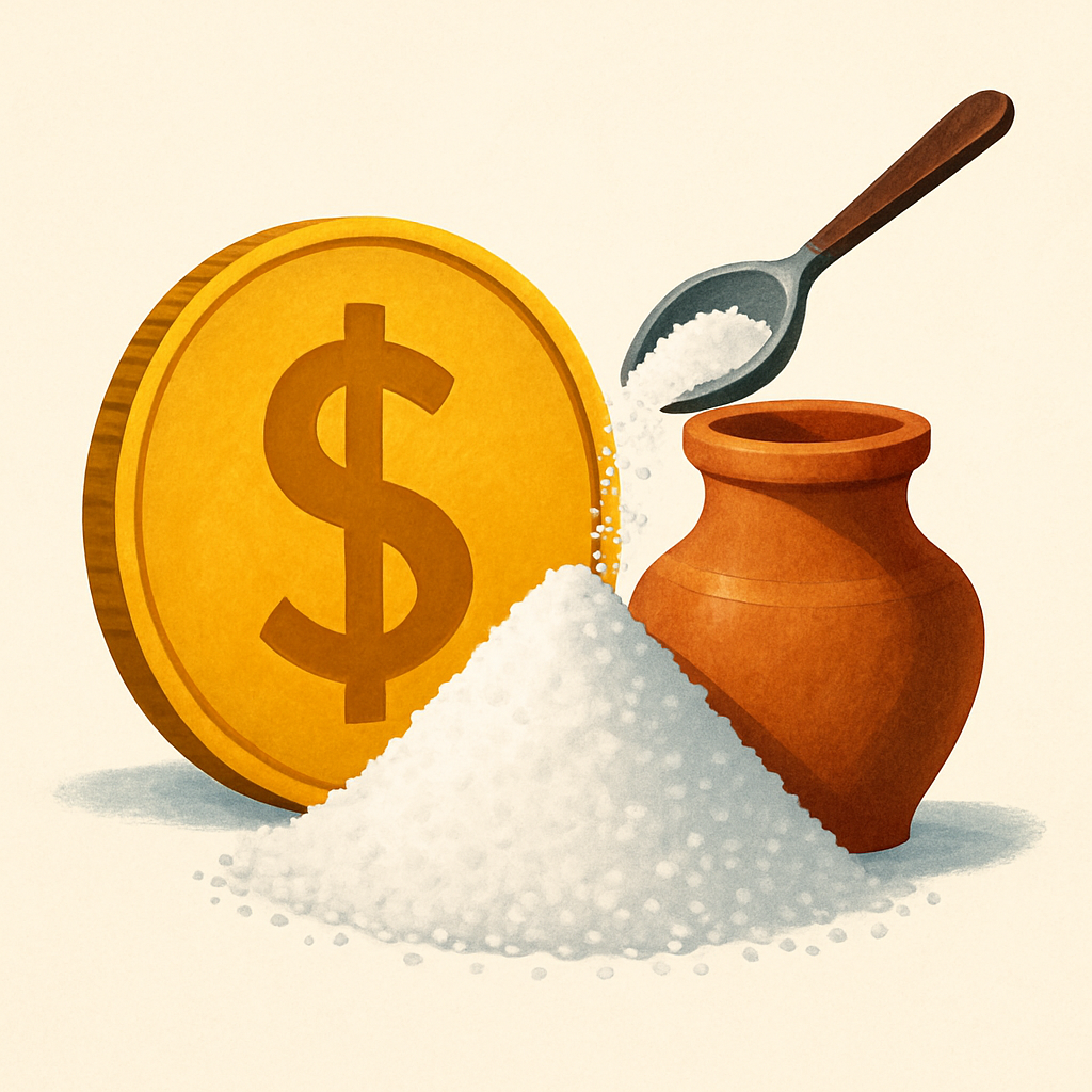 Did you know the word "salary" comes from salt?