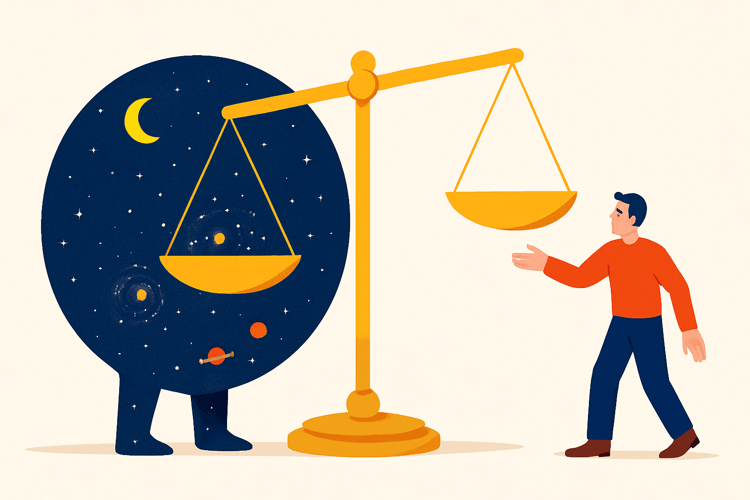 Does the universe owe us anything?