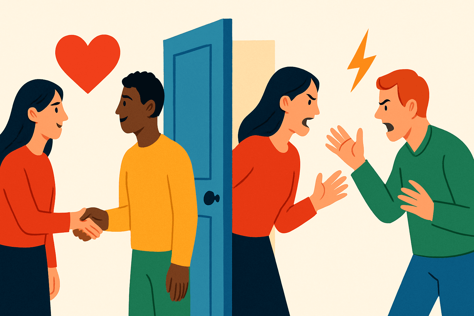 Why do we find it easier to be kind to strangers than to the people we live with?