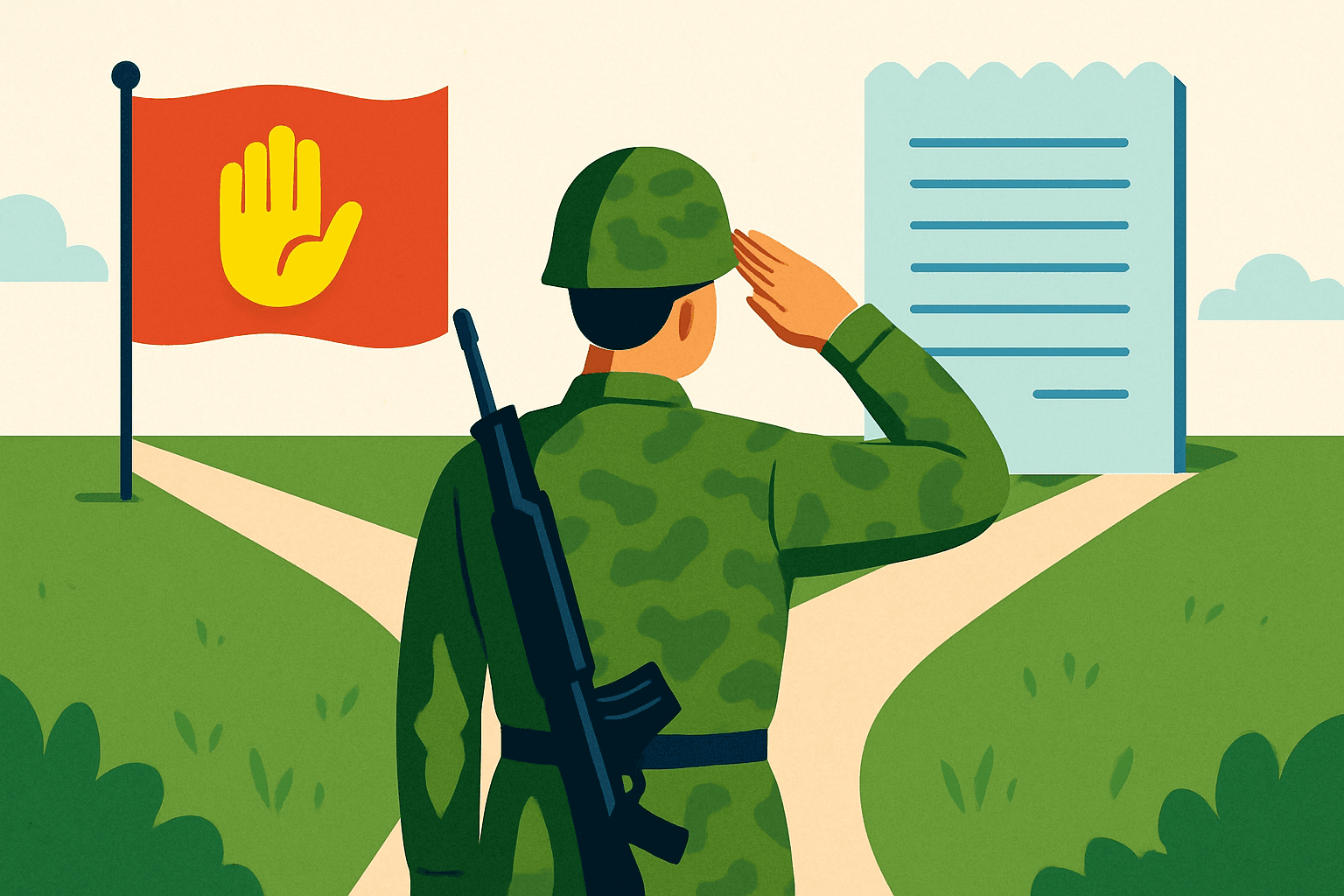 What if your country's military swore allegiance to a party, not a constitution?