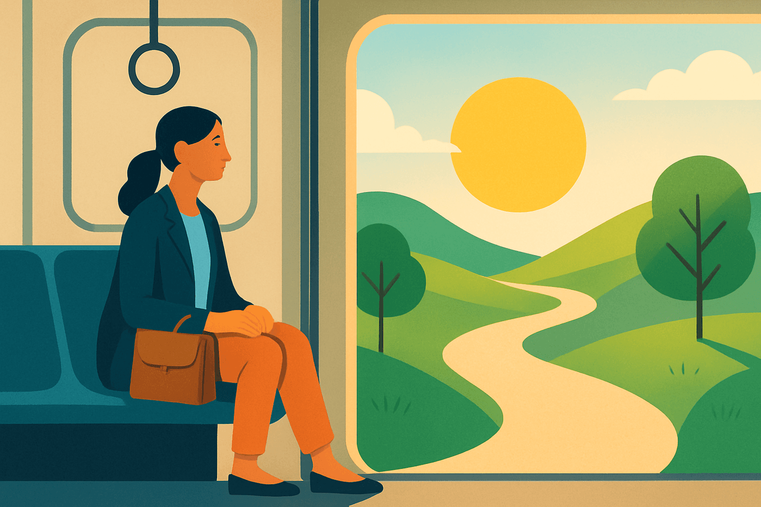Is the morning commute secretly good for you?