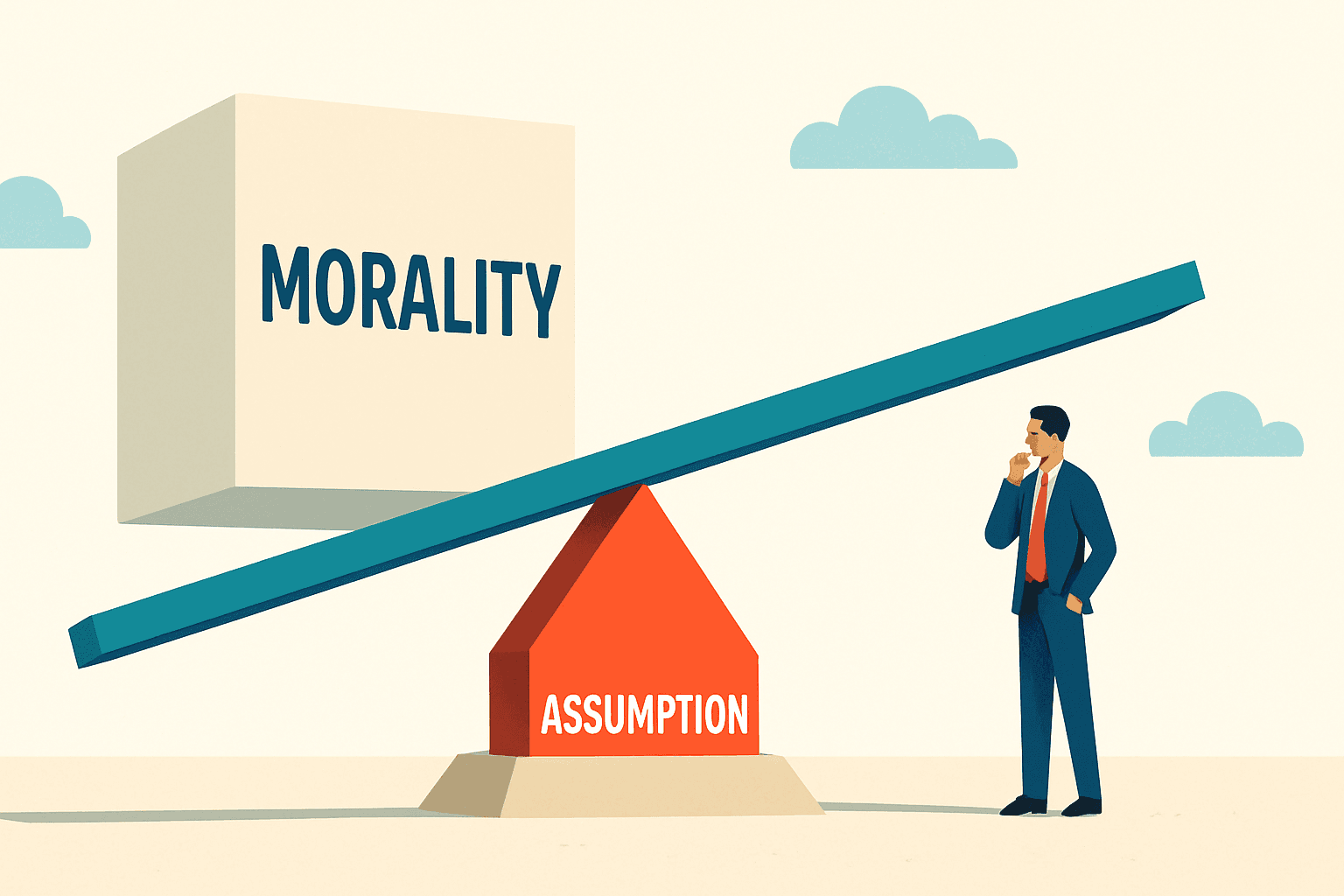 Is there a version of objective morality that does not ultimately rest on an assumption?