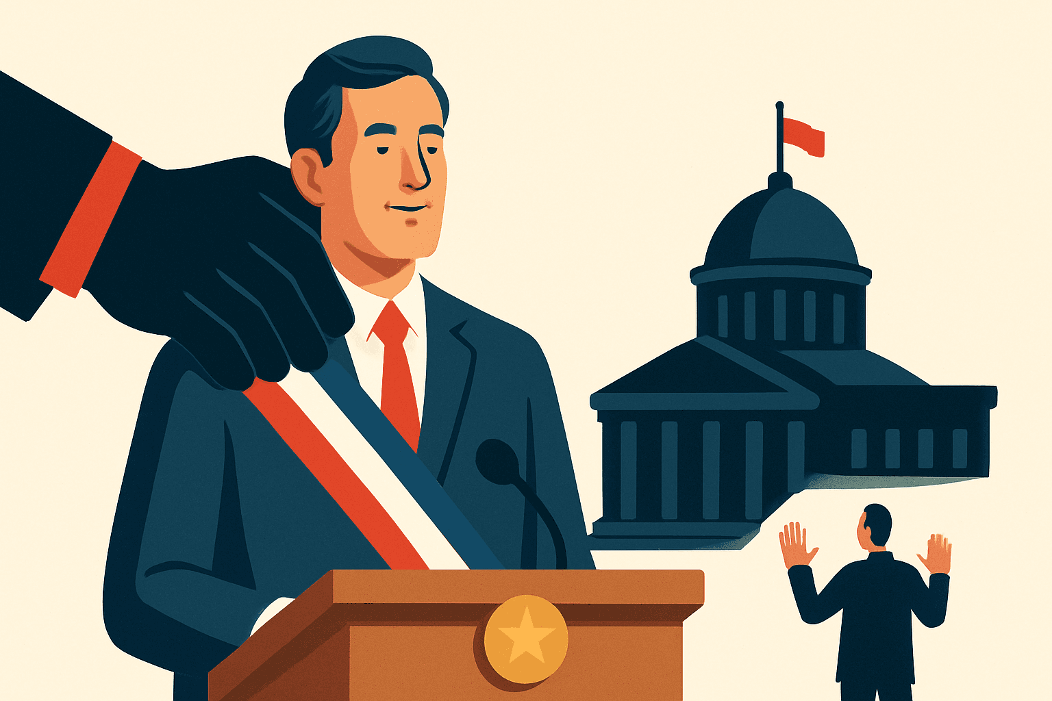 What if a president had the loyalty of organised crime and the powers of a state?