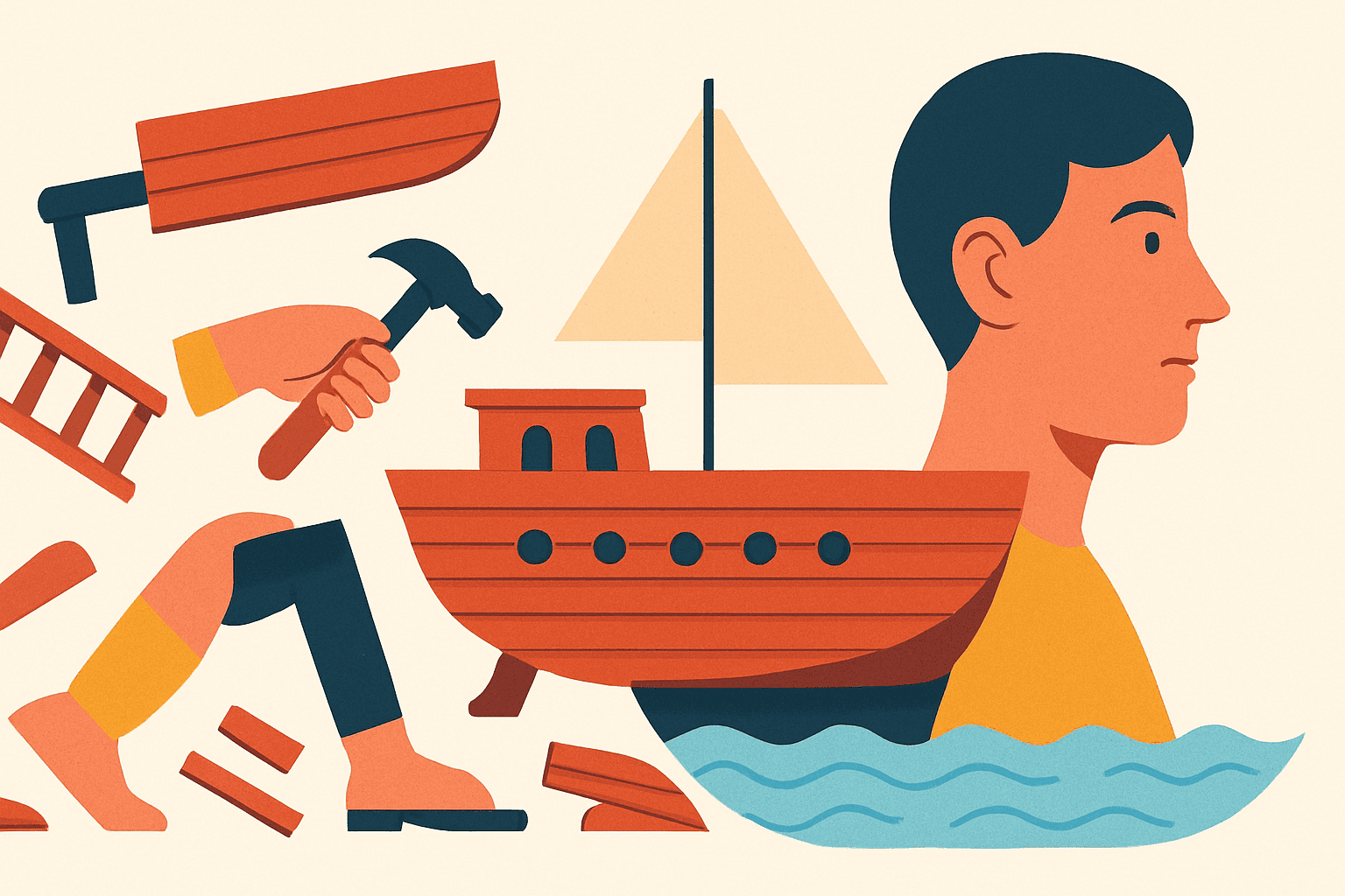 If you replaced every part of a ship one by one, is it still the same ship — and does that apply to you?