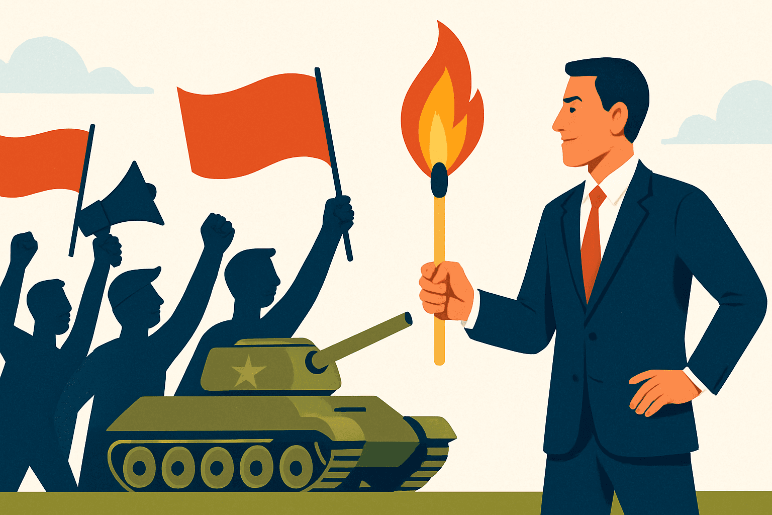 What if the person who decides a rebellion is happening is also the person starting it?
