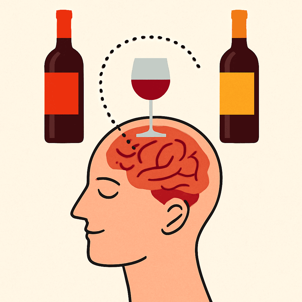 Why does expensive wine taste better — even when it is the same wine?