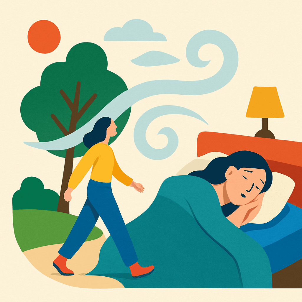 Why does fresh air make you tired?